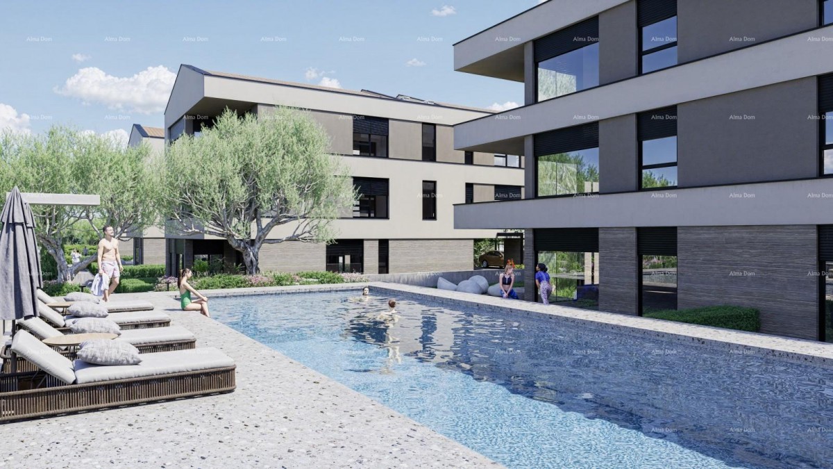 Prodaja stanov v moderni novogradnji s skupnim bazenom, Fažana! B4 5