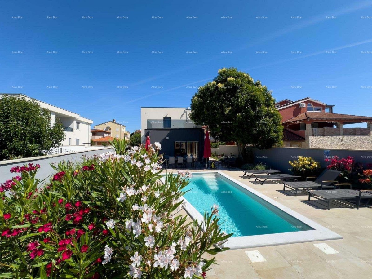 Istria, Ližnjan, 1 km dal centro di Medulin, nuova casa moderna con piscina per le vacanze. 43