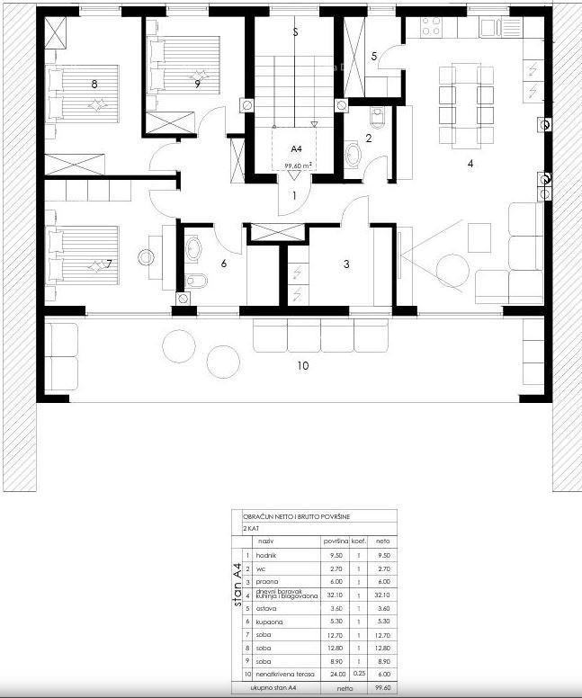 Продажа квартир в новом жилом проекте, Пула. Вальмаде 6