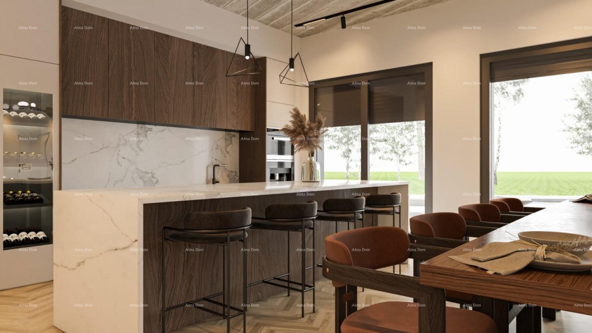 Продажа строительного участка с разрешением на строительство современного семейного дома, вблизи Барбана! 8