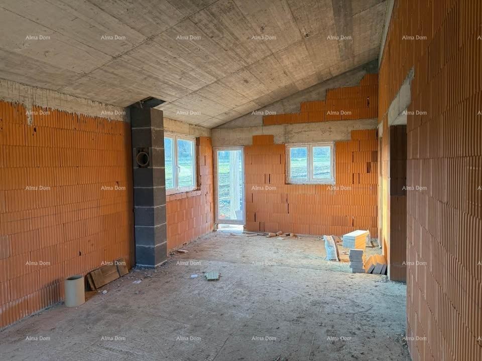 Casa in fase di roh-bau con ampio giardino – Cerovlje 7