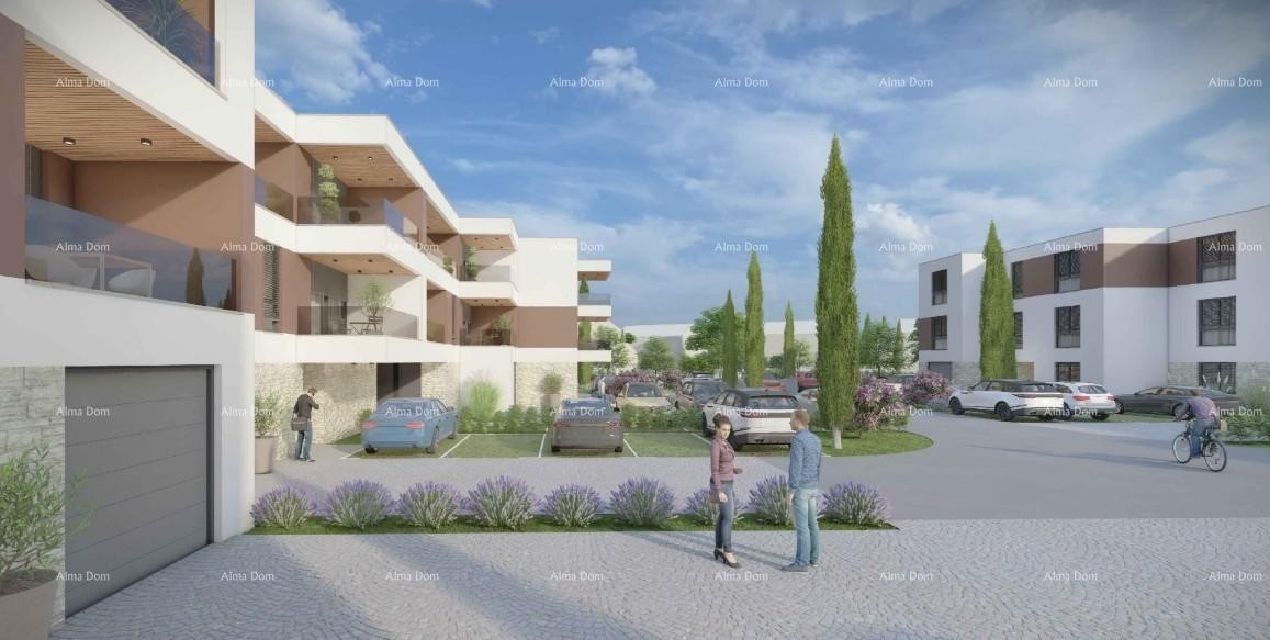 Prodaja stan v novogradnji z garažo, parkirnim mestom in shrambo, Pula! 2