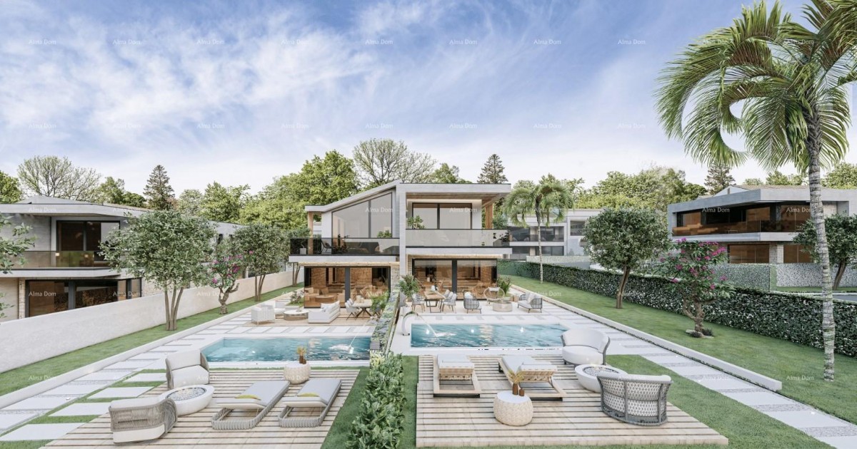 Продажа современных вилл в красивом жилом районе Умага 9