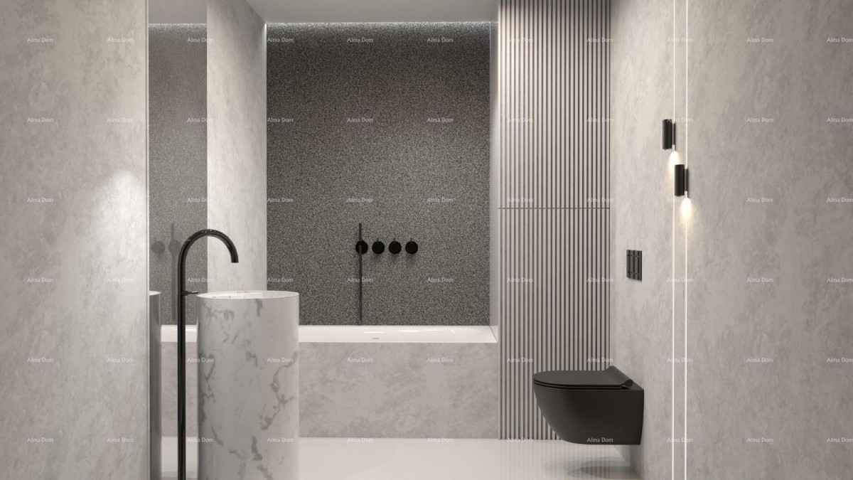 Продажа - Современная квартира в новом частном жилом комплексе в Шияне, Пула! F-B 7