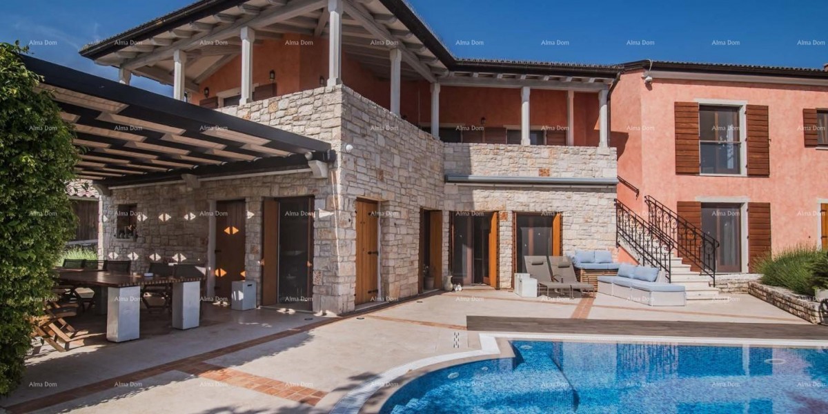 Luksuzna, istarska, kamena vila s bazenom u toskanskom stilu, Rovinj! 1