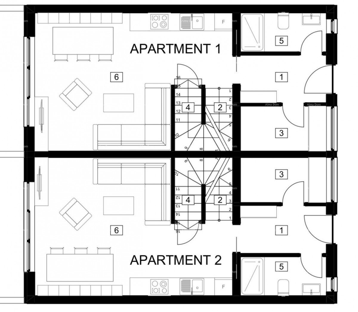 Spacious and Modern Living Across Two Floors, nova Vas! 8
