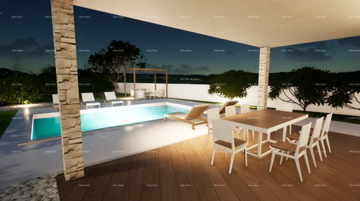 Sale of a modern house with a pool in a quiet and beautiful Istrian location,  Svetvinčenat! 31