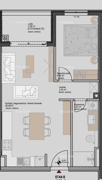 Appartamenti in vendita in un moderno edificio di nuova costruzione, nel centro di Parenzo! 5