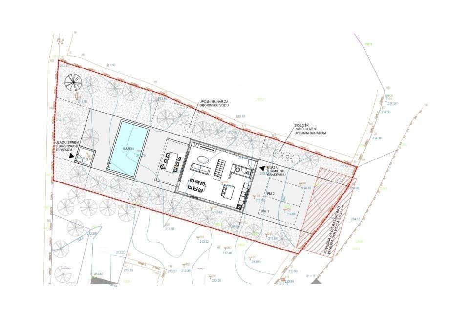Воднян. Дом на стадии строительства с бассейном и Светвинченат, участок с разрешением на строительство! 12