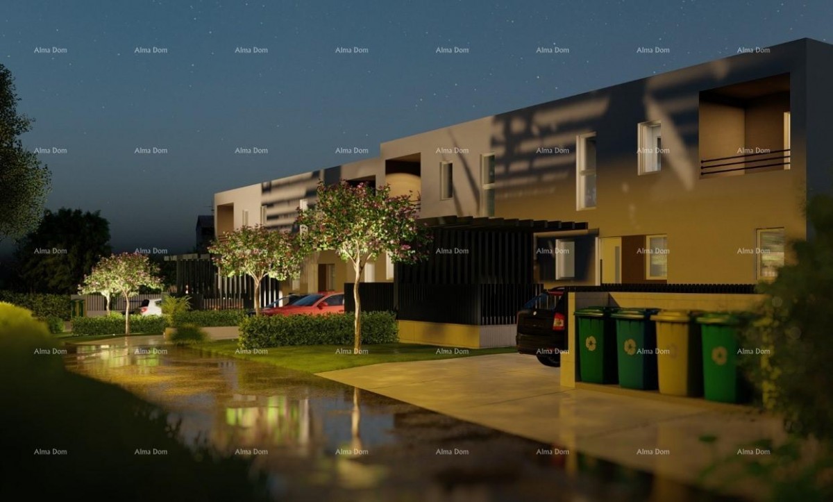 POREČ - Moderna dvojna kuća s dvorištem (Kuća A) 14