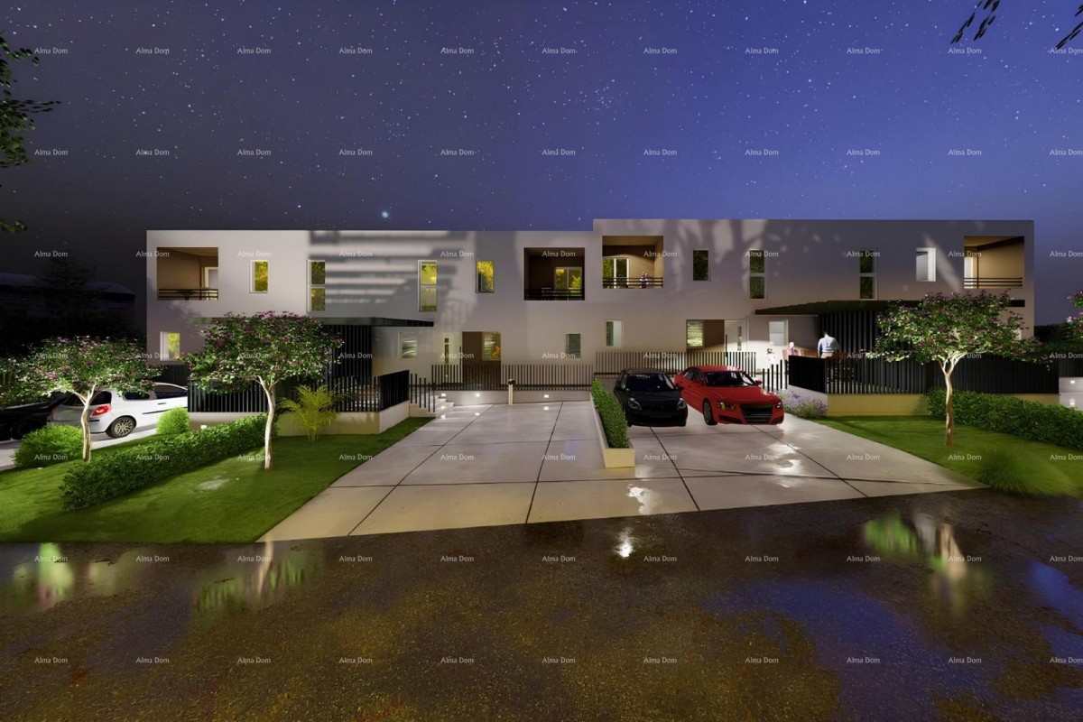 ПОРЕЧ - Современный двухквартирный дом с собственной зеленью (Дом B) 3