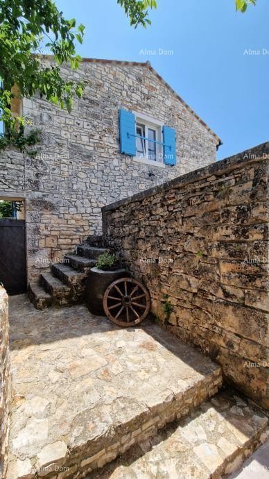 Sveti Lovreč, splendida villa in pietra con ampio giardino 12