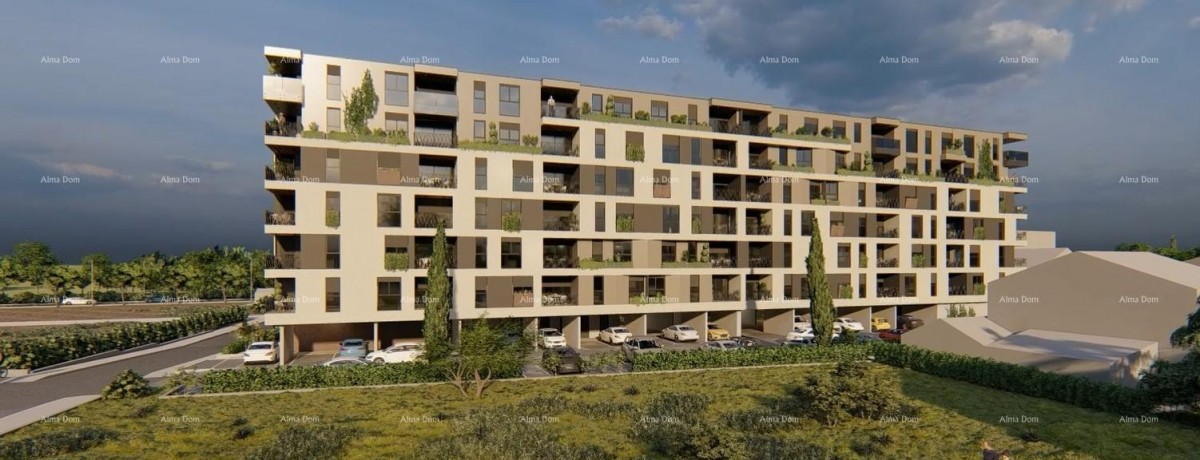 Pula! Multi-family, modern building with an elevator, close to the center. 6
