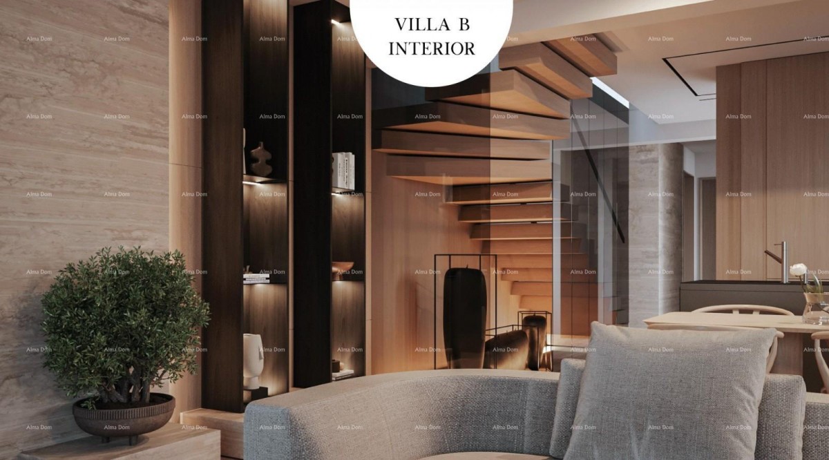 Продажа современных вилл в красивом жилом районе Умага 13