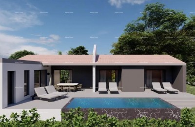 Продажа дома с бассейном на стадии строительства, вблизи Дугой Увалы! Всего 2 км от пляжа!