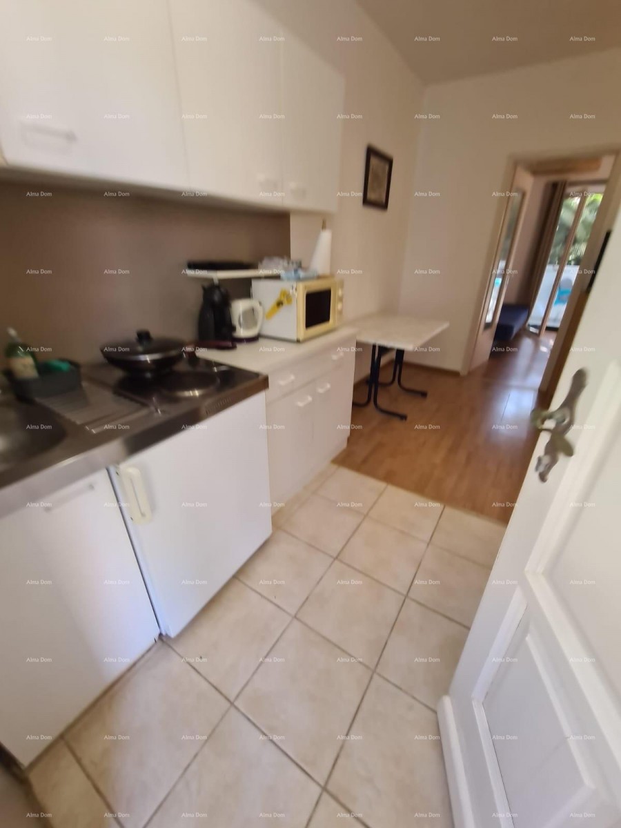 Приземная квартира с лоджией и бассейном. Медулин. 14