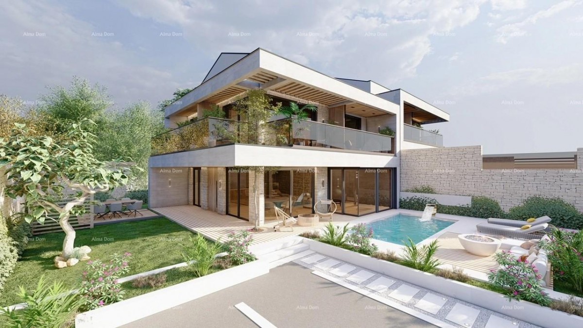 Modern villas for sale in a wonderful residential area, Umag V3 3