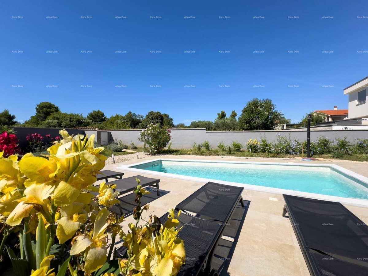 Istria, Ližnjan, 1 km dal centro di Medulin, nuova casa moderna con piscina per le vacanze. 41