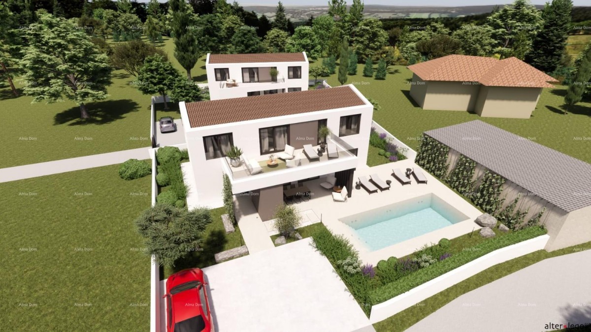 Vendita di terreni con permesso di costruzione e progetto, nei dintorni di Vodnjan! 15