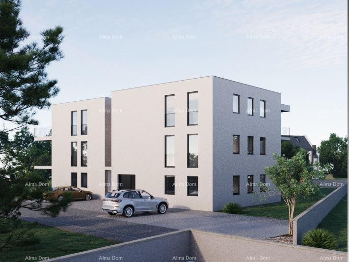 Four-bedroom apartment S5 on the 2nd floor of a new building in Kanfanar 3