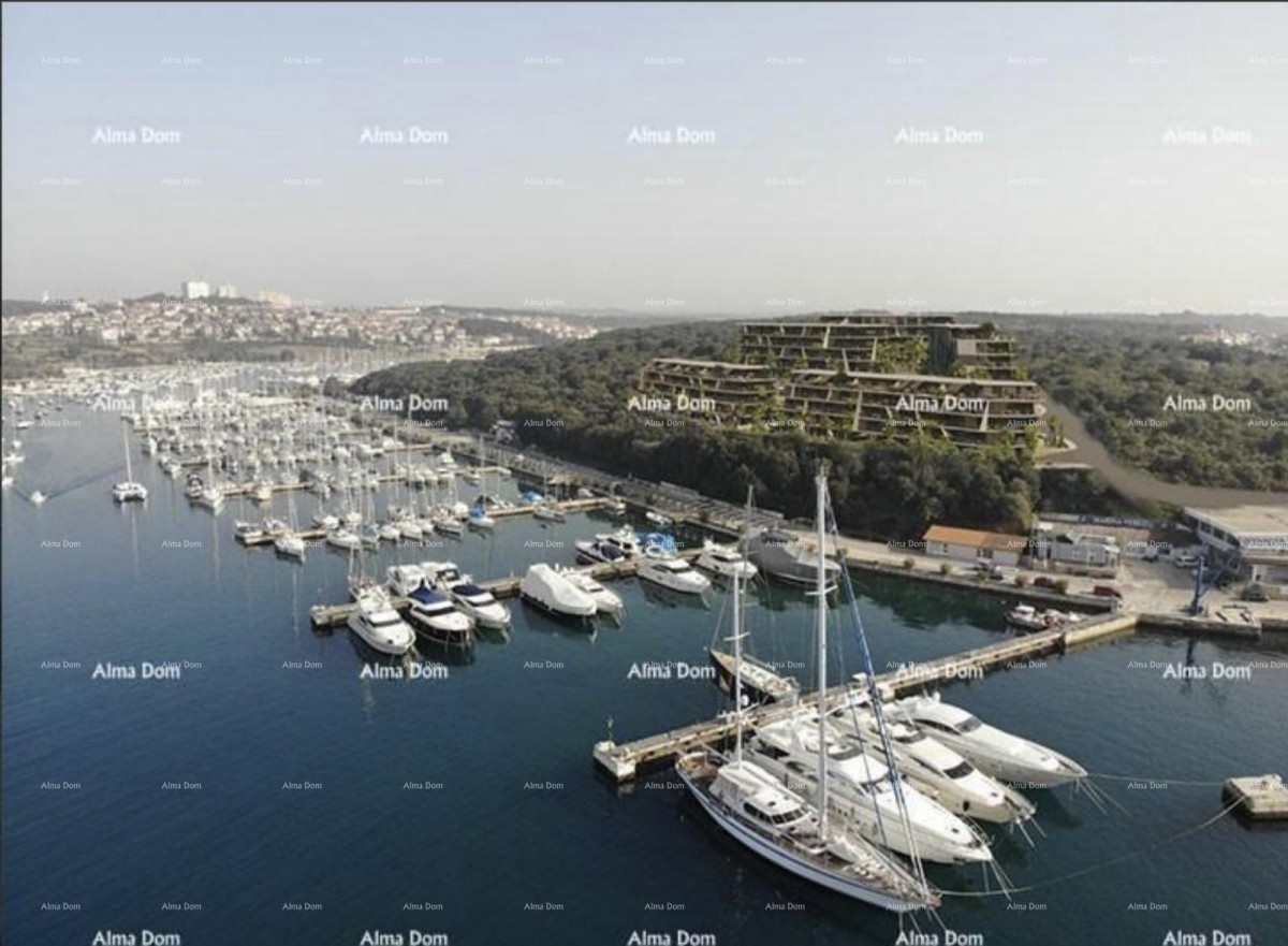 Sale of modern apartments in an exclusive building with a view of the marina, Pula! 4