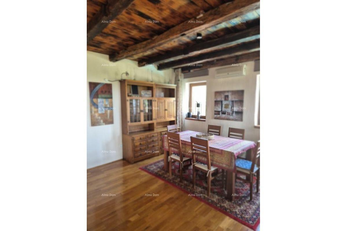 Stone house with a pool and panoramic sea view – Kaštelir 16
