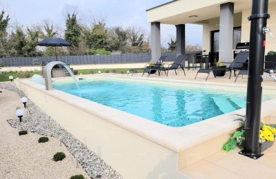 A newly built, modern house with a swimming pool is for sale,Filipana
