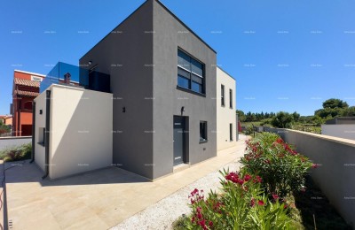 Istria, Ližnjan, 1 km dal centro di Medulin, nuova casa moderna con piscina per le vacanze.
