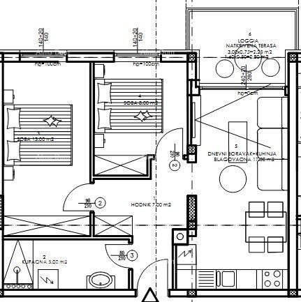 Prodaja - stan v novem stanovanjskem projektu, Pula, Veli Vrh! 1