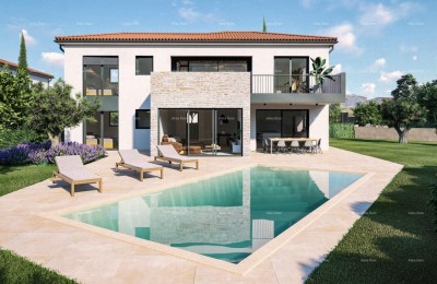 Luxurious, modern house with swimming pool under construction, Sveti Lovreč,Poreč!