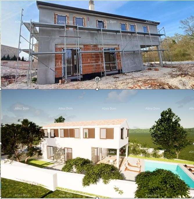 Sale of a modern house with a pool in a quiet and beautiful Istrian location,  Svetvinčenat! 3