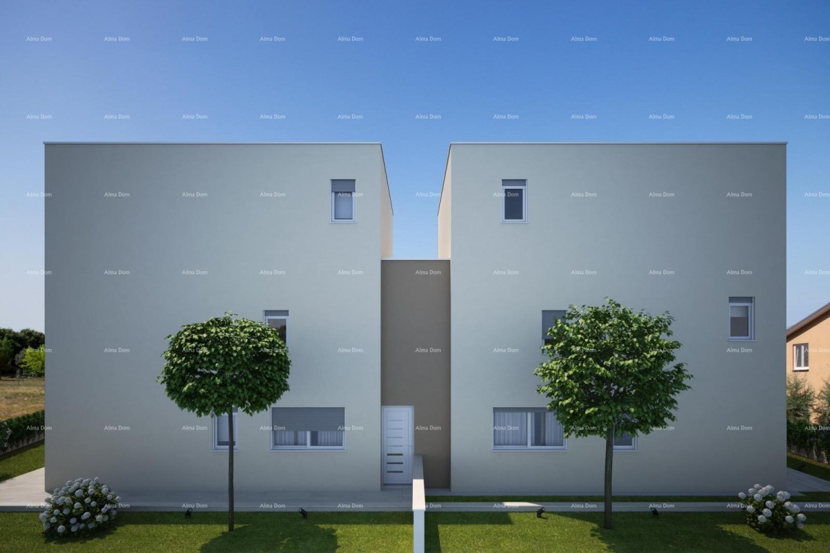 Современное новостроительство с двумя квартирами и панорамным видом на море – Жбандай, Пореч 3