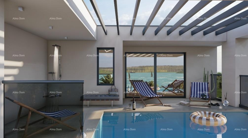 Dupleks luksuzna vila v mediteranskem slogu s bazenom in dvigalom. Pogled na morje! Medulin! 7