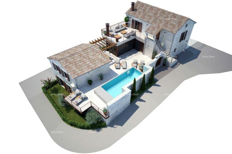 For sale: two old stone houses near the town of Poreč. 10