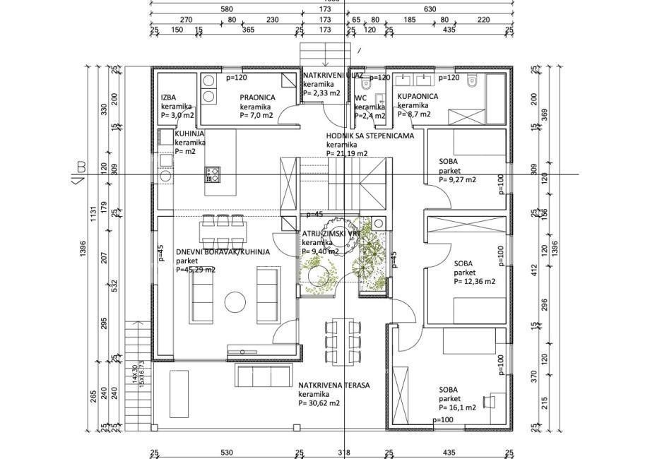 The beautiful estate for sale is surrounded by forests and vineyards, offering views of Gračišće and Učka! 17