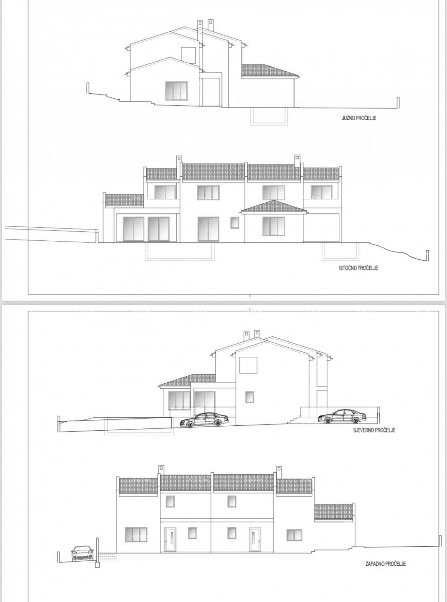 Prodaja moderne dupleks vile s bazenom, Kožljani, Barban! 1