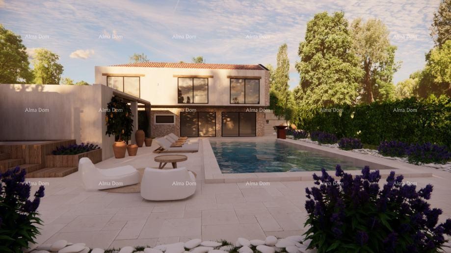 Građevinsko zemljište površine 1.089 m² Rakotule,  Karojba 1