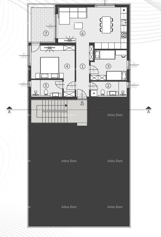Sale of apartments in modern new construction with a pool, near Fažana! 8