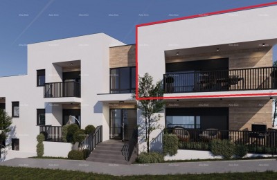 ŽMINJ – modern apartment on the first floor with a terrace (Apartment E)