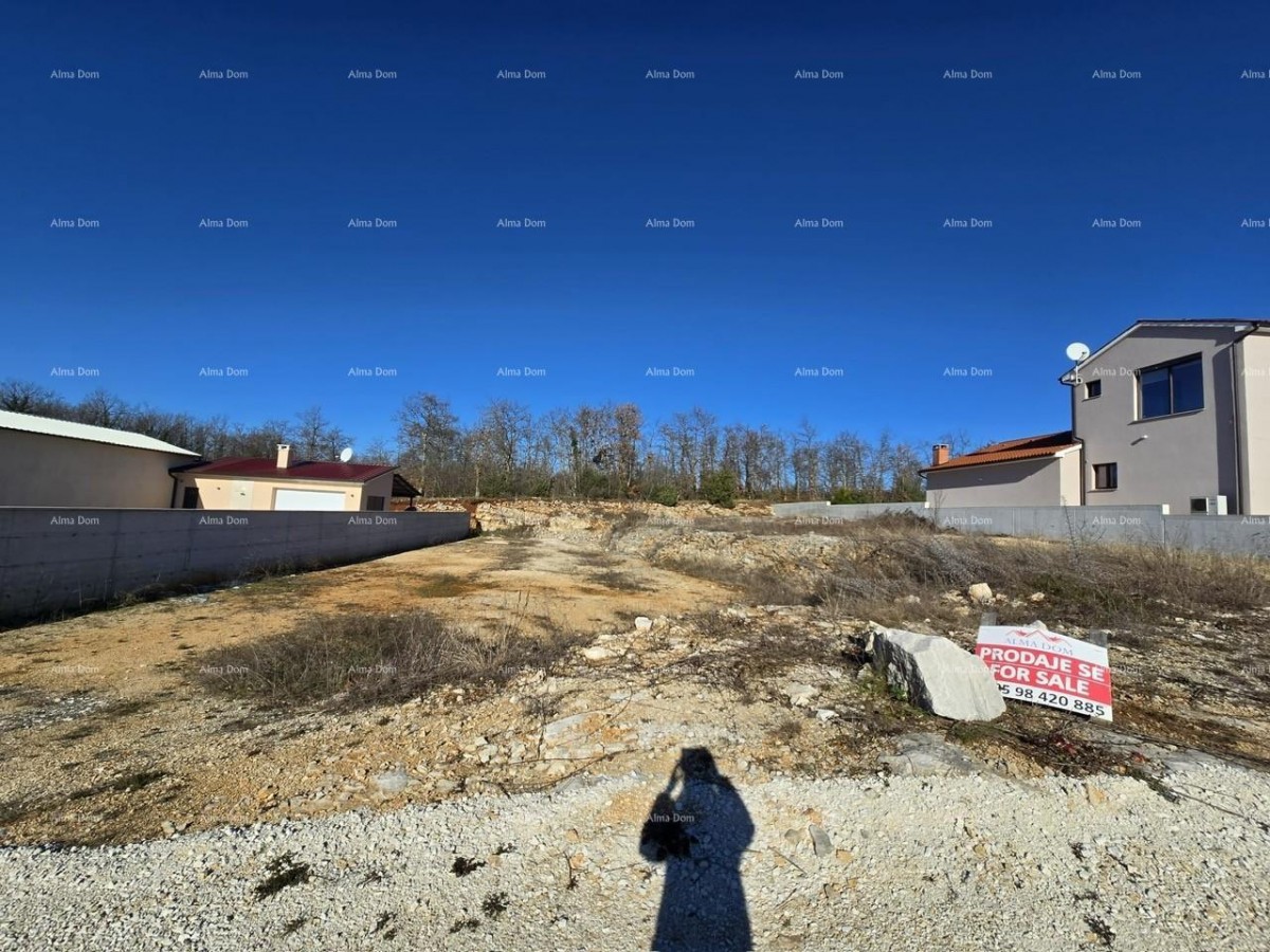 Istra. Bibići. Vendita di terreno edificabile con progetto, Bibići 11