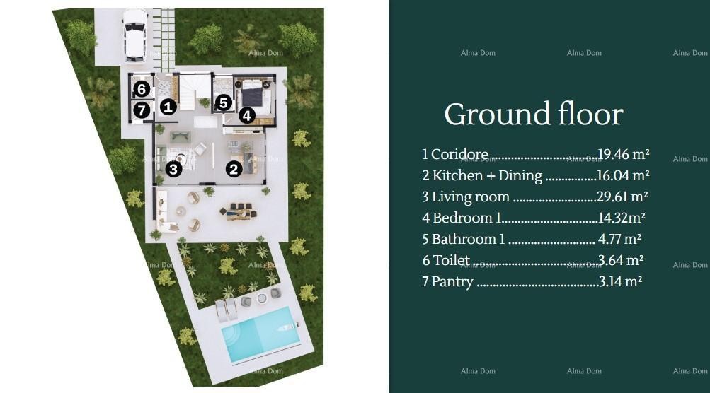 Vendita di ville moderne in una bellissima zona residenziale, Umago 11