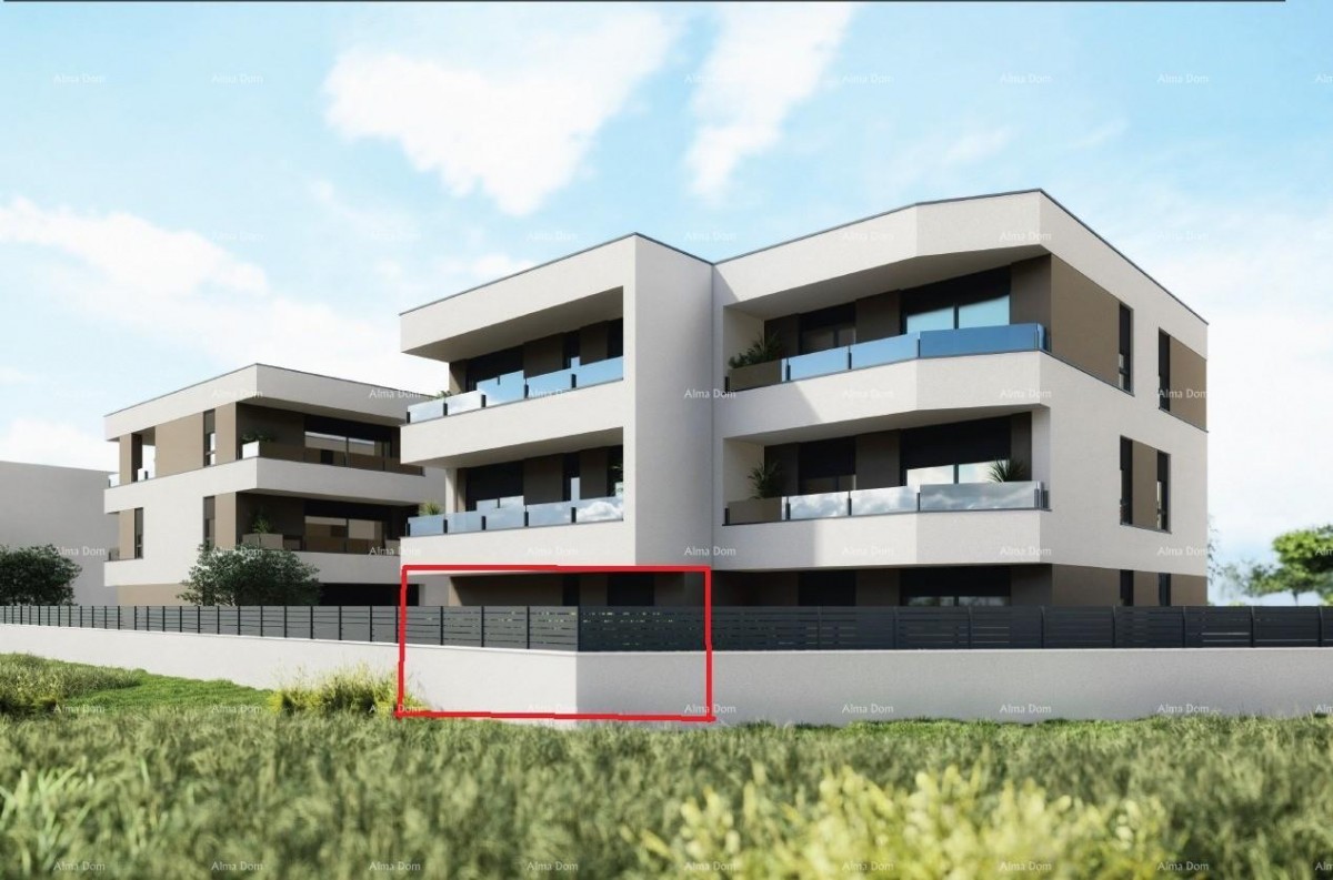PULA, Veldebek - Prodaja stana u prizemlju s vrtom, novogradnja / C1 2