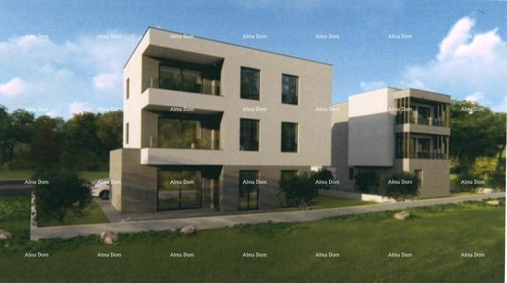 Eksluzivno! Građevinsko zemljište sa projektom – 6 stanova, 300 m od mora, Medulin! 11