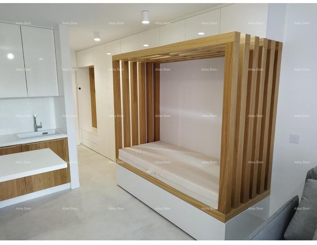 Недавно отремонтированная однокомнатная квартира, Новиград, 350 м от моря 6