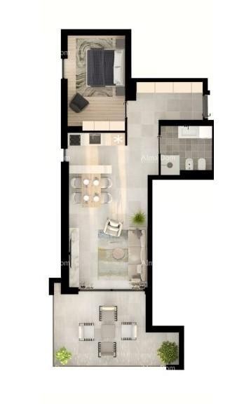 УМАГ! Современная квартира в первоклассном жилом комплексе рядом с морем, S73 10