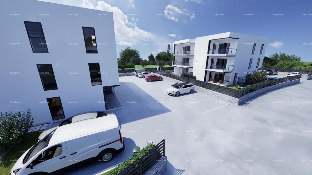 Vendita di appartamenti con vista mare e posti auto, in un nuovo progetto residenziale, Peroj! 7