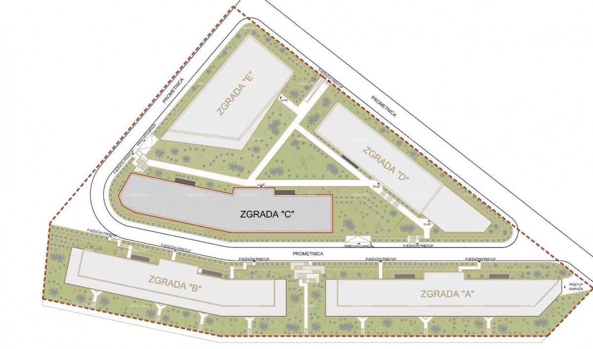 Sale of modern apartments in an exclusive building with a view of the marina, Pula! 1