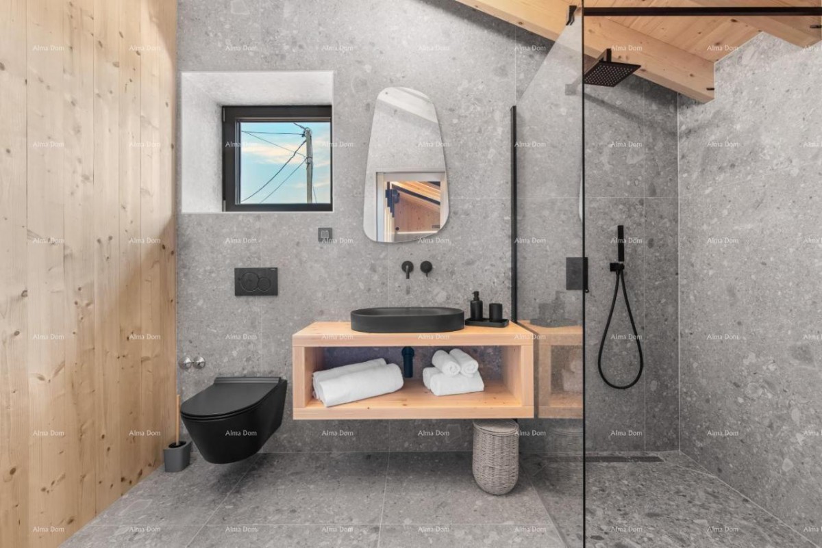 Lussuosa villa con vista su Motovun! 19