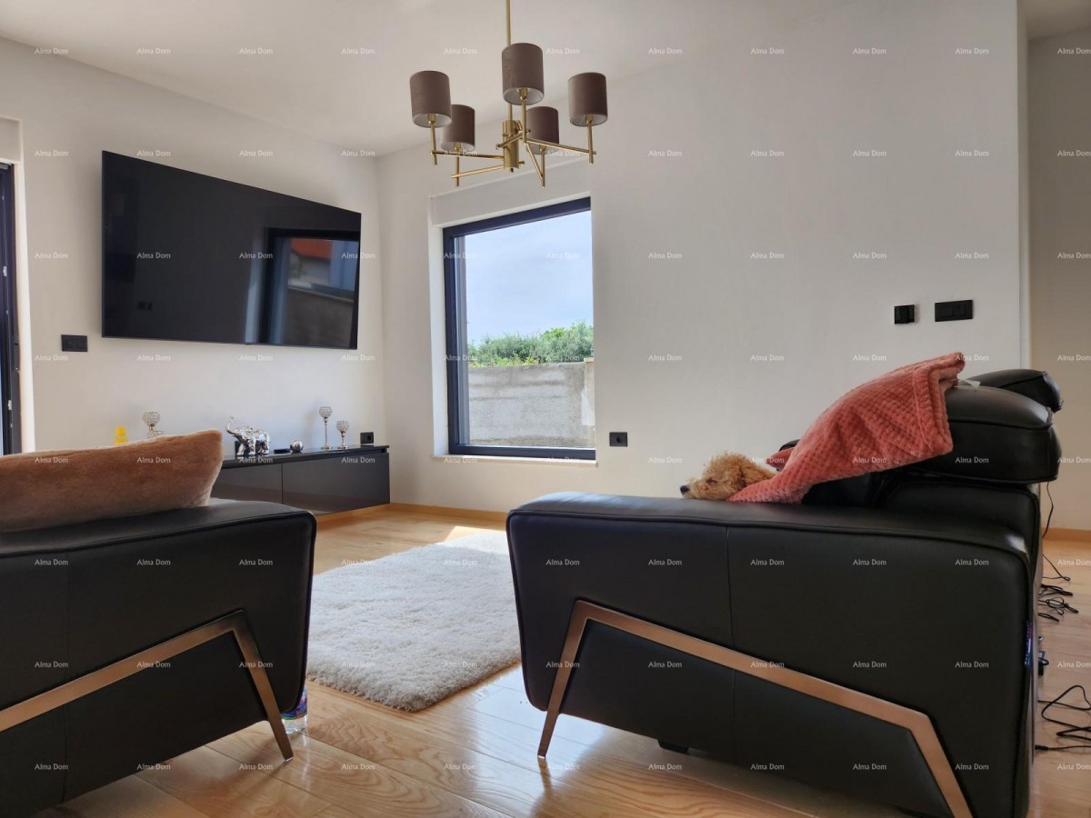 Istria, Ližnjan, 1 km dal centro di Medulin, nuova casa moderna con piscina per le vacanze. 11