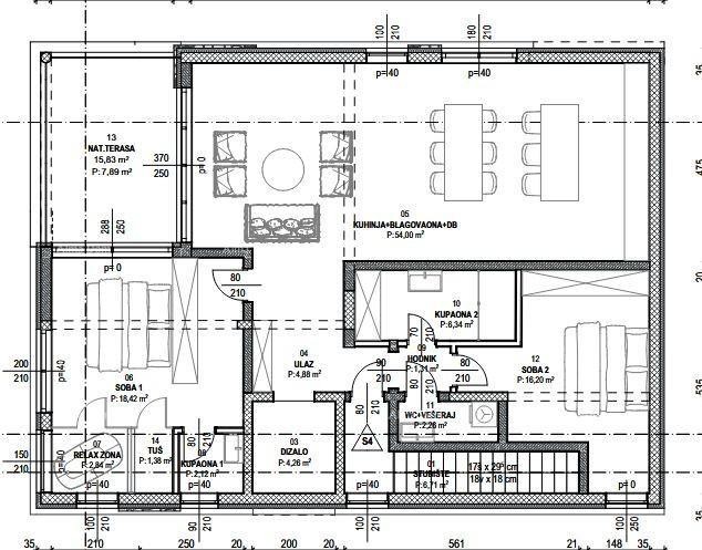 Vabriga – Stan na 2. katu s prostorno teraso, 129,50 m² 3